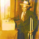 Fred Grigsby, great-grandfather of Pat Bates (pictured below) casting his vote decades ago.